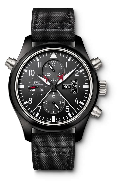 iwc top gun watch strap|iwc top gun double chronograph.